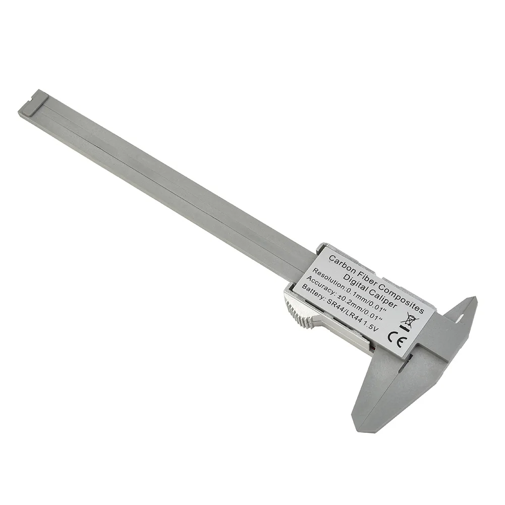 

Useful Duable Practical Reliable Digital Electronic Caliper Ruler Caliper Micrometer 0.1mm/0.01inch 1pc LCD ON/OFF
