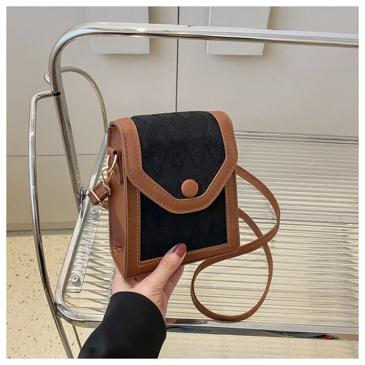 Stylish Women's PU Leather Crossbody Phone Bag