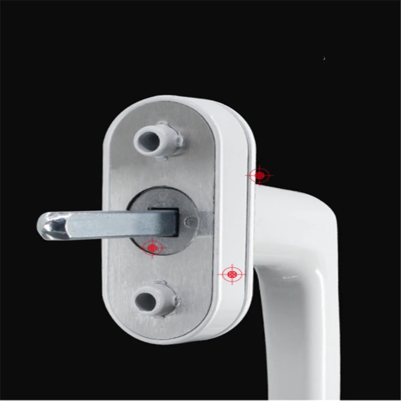 Vintage PVC-Steel Window Replacement Square Handle Aluminum Alloy Casement Window Outwards