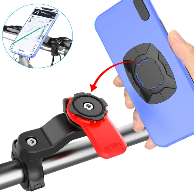 Electric Motorcycle Phone Holder Smartphone GPS Holder Support Telephone  Scooter Handle Mirror shockproof bracket - AliExpress
