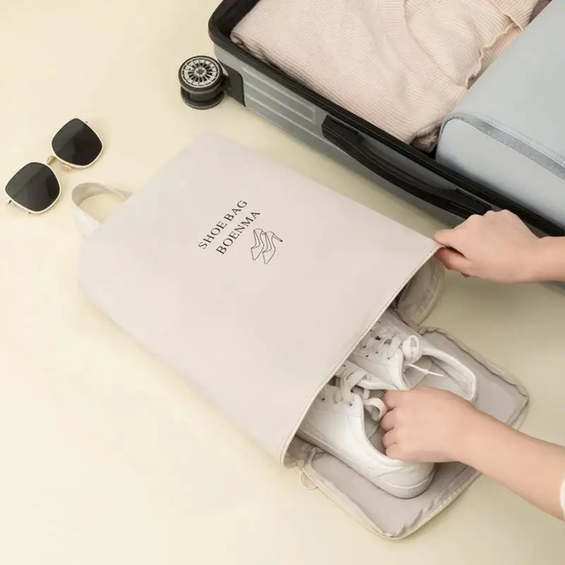 

1PC Shoes Storage Organizer Bags Non-Woven Shoe Dust Bags Portable Travel Shoe Bag Shoes Storage Packing Pouch Organizers