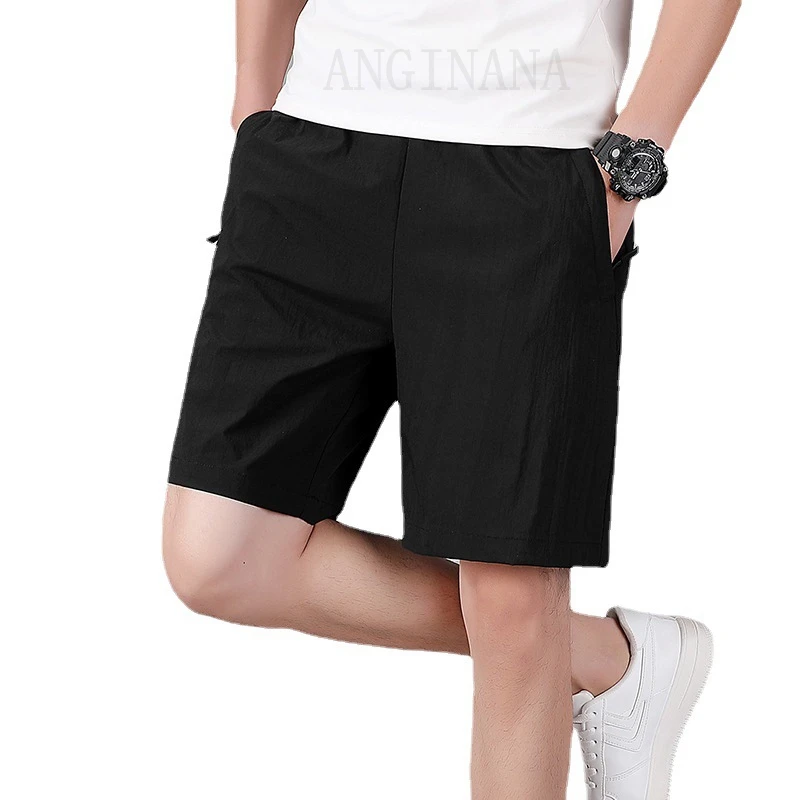

Summer Men's Shorts Plus Size 14XL 190KG Large 10XL 12XL Casual Loose Size Stretch Sports Black Quick Dry pocket Shorts 56 58 60