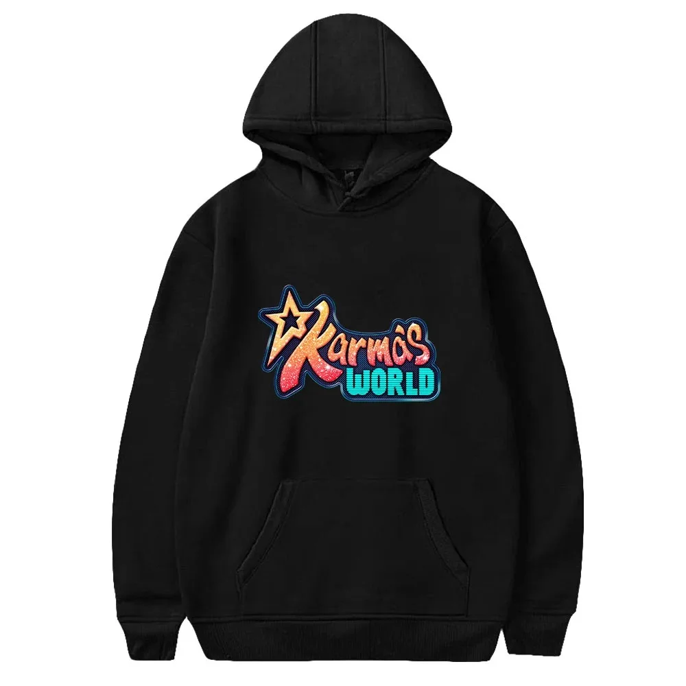 

Men and Women of Karma World Hoodie, Unisex Pullover, agasalho, Harajuku Fashion, Streetwear, American Kids TV Clothes, Plus