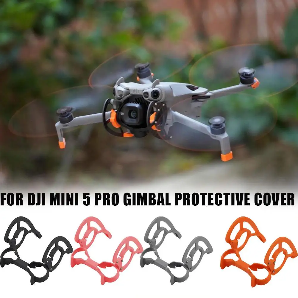 Simulateur de formation pour DJI Mini 5 Pro avec coque de protection orange sur un drone posé sur une table