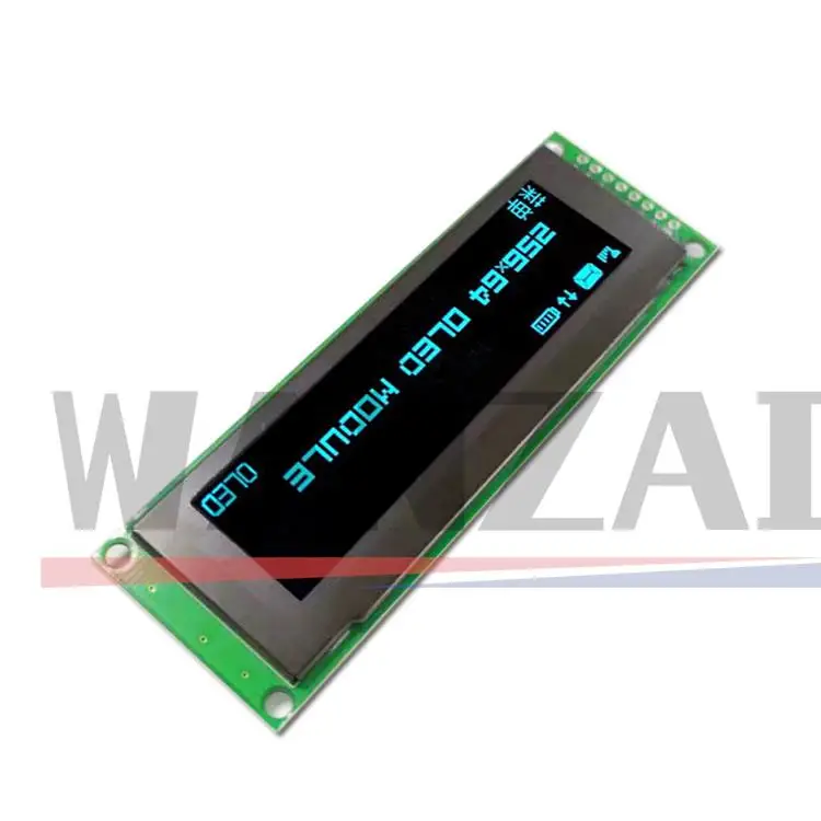 NEUE OLED Display 2.8 "256*64 25664 Dots Graphic LCD Modul Display LCM Bildschirm SSD1322 Controller Unterstützung SPI – Detail 8