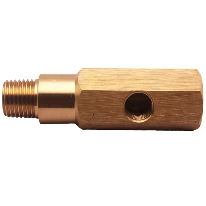 오일 압력 게이지 어댑터 황동 1/4 NPT SAAS T형 센더 BF용 BA FG 6/8용