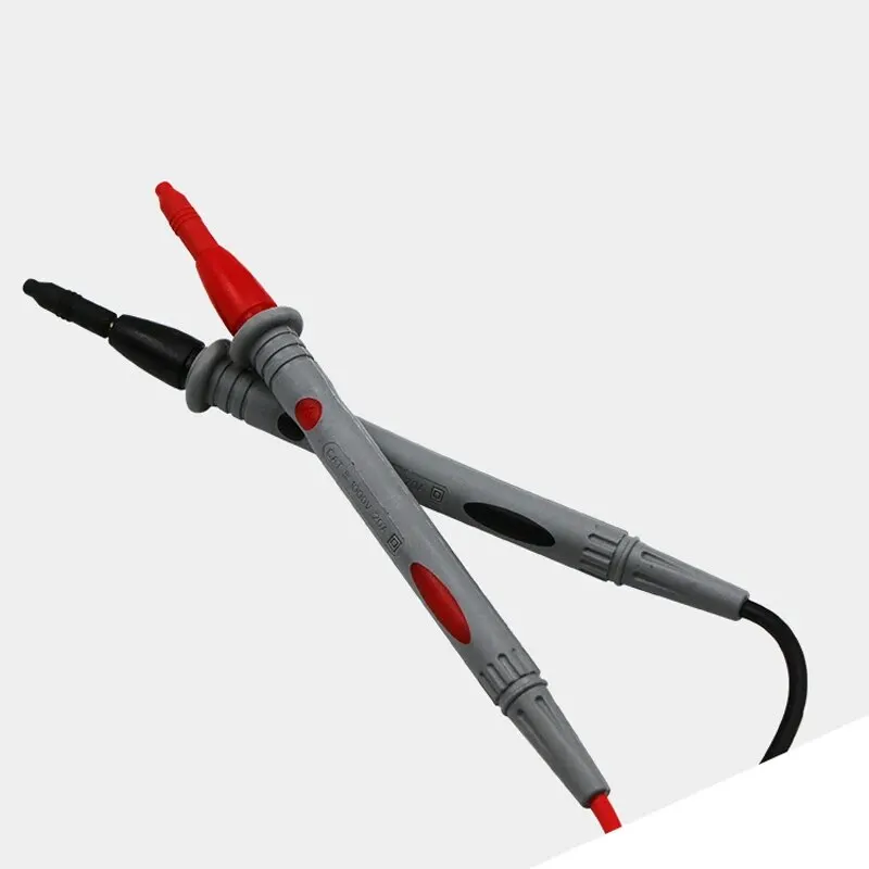 Multimeter Probe Practical 1000 V 10A/20A Thin Tip Needle Multi Meter Test Probe Digital Multimeter Tester Pen Cable Wire Universal Probe Wire