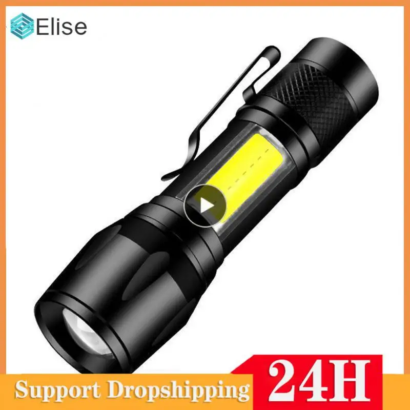 

1PCS Powerful LED Flashlight Rechargeable USB 18650 Waterproof Zoom Fishing Hunting 100000 Lumens Tactical Flashlight LED