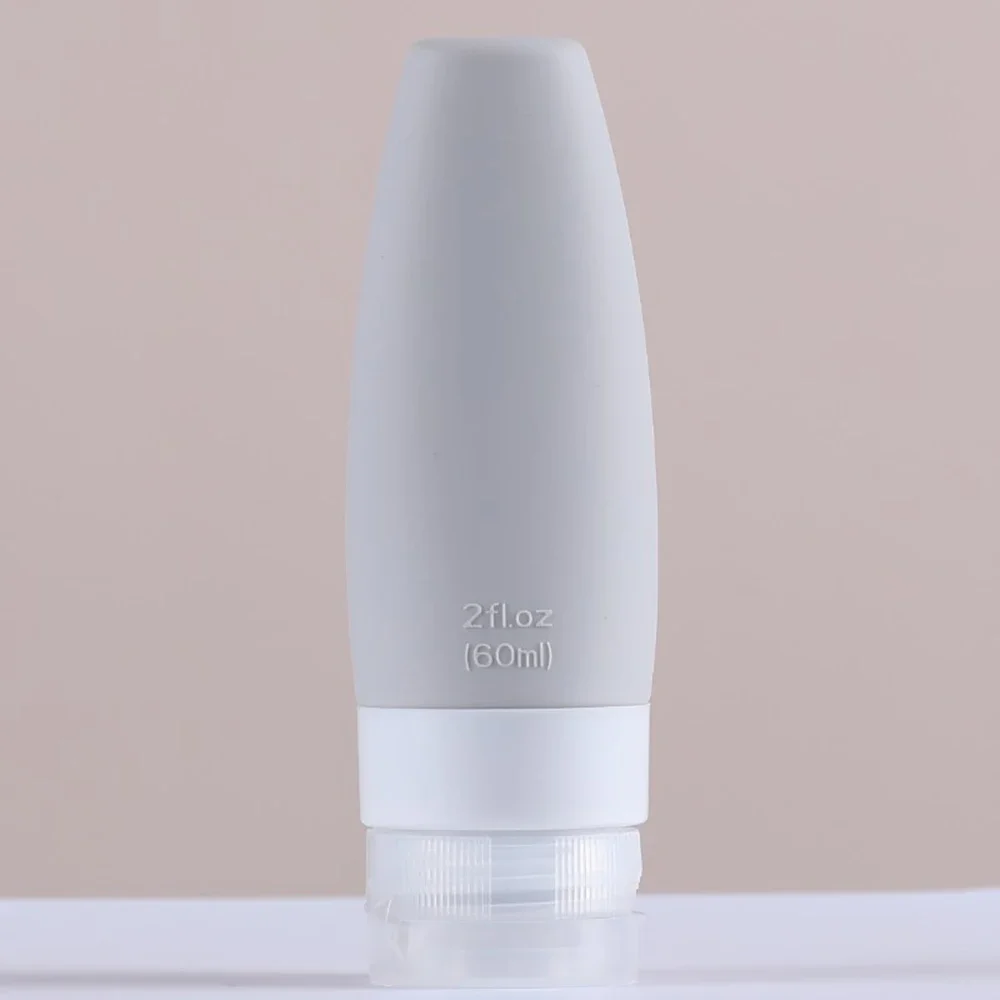 60/100ml Portable Silicone Refillable Bottle Travel Packing Lotion Shampoo Cosmetic Squeeze Containers Portable Bottle bottle