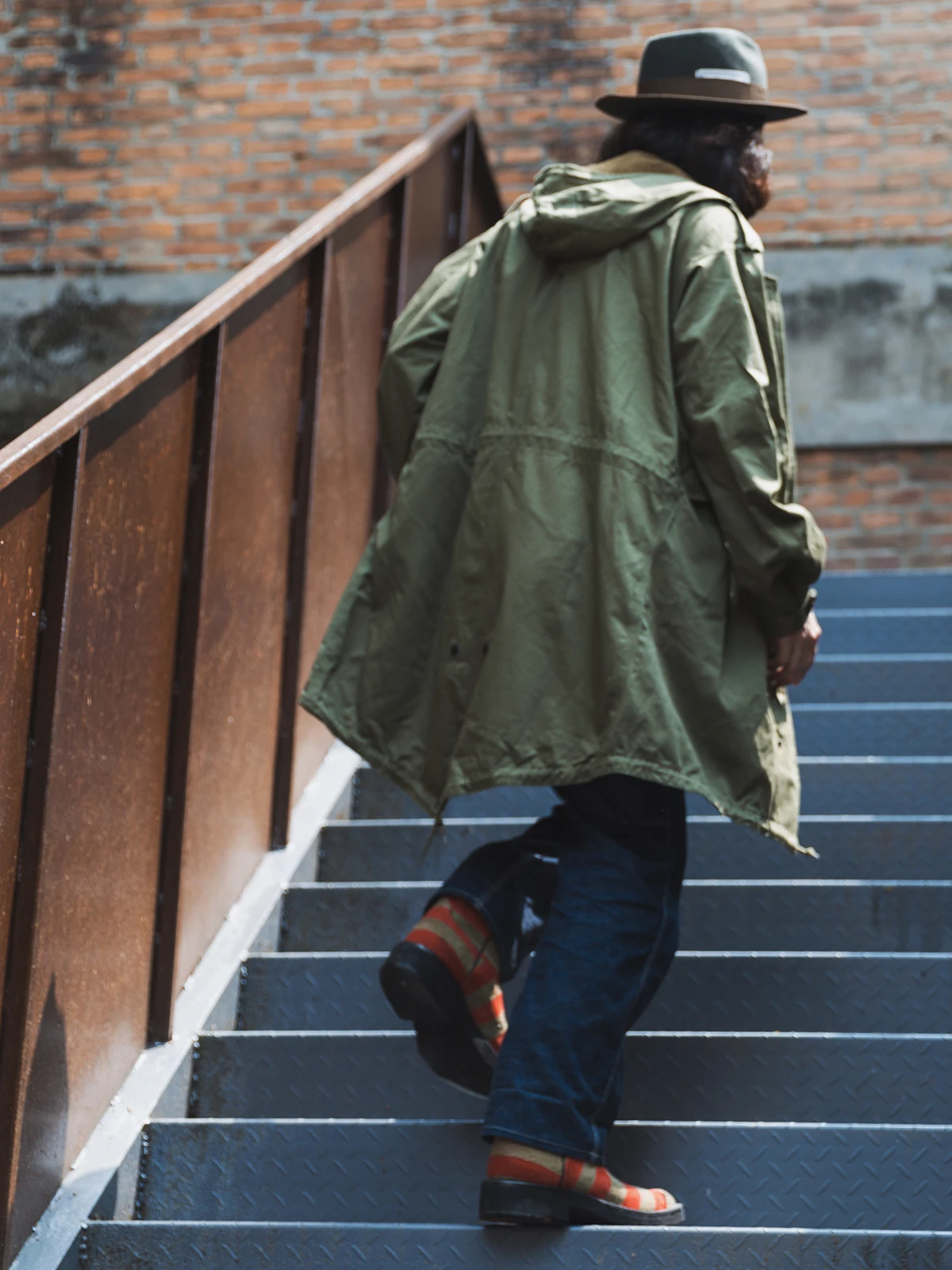 ブロンズソンM-1951フィッシュテールパーカシェルサテンコットン