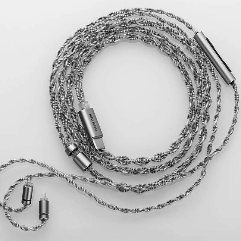 Moondrop-usb-c Fone de Ouvido Upgrade Cabo Totalmente Equilibrado Saída de Áudio Dsp Cabo Livre - Image 4