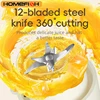 12 Blades Electric Portable Blender 350ML Juicer Fruit Mixers USB Rechargeable Smoothie Juicer Cup Squeezer Juice Maker 2