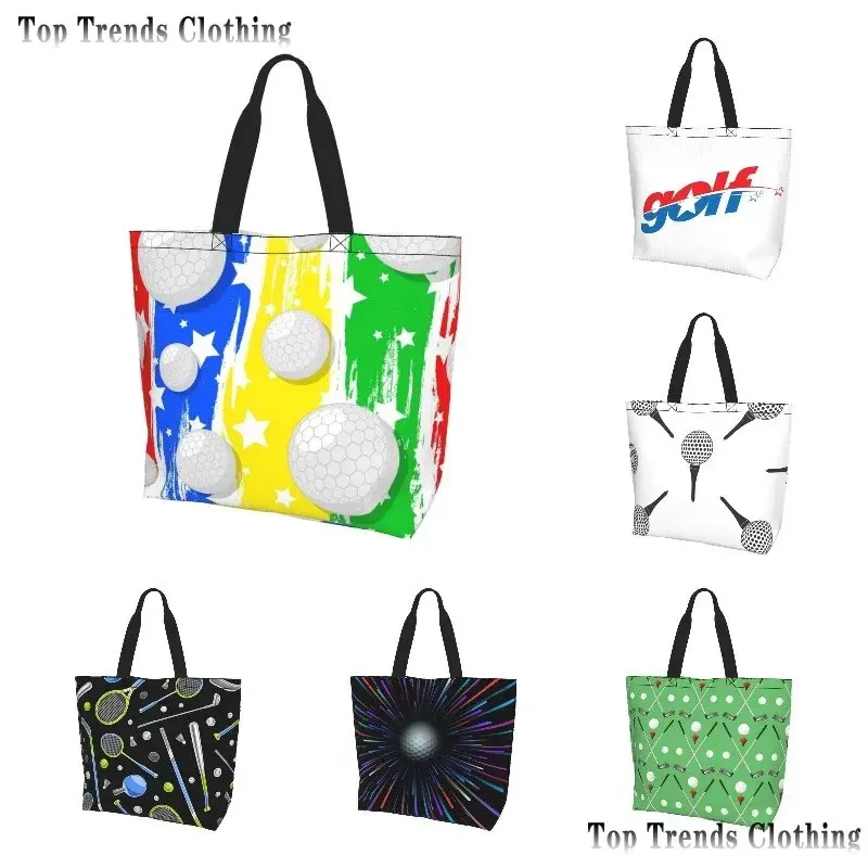 

Golf Tote Bag Large Women Men Casual Sports Shoulder Bag Handbag Reusable Multipurpose Shopping Grocery Bag for Outdoors