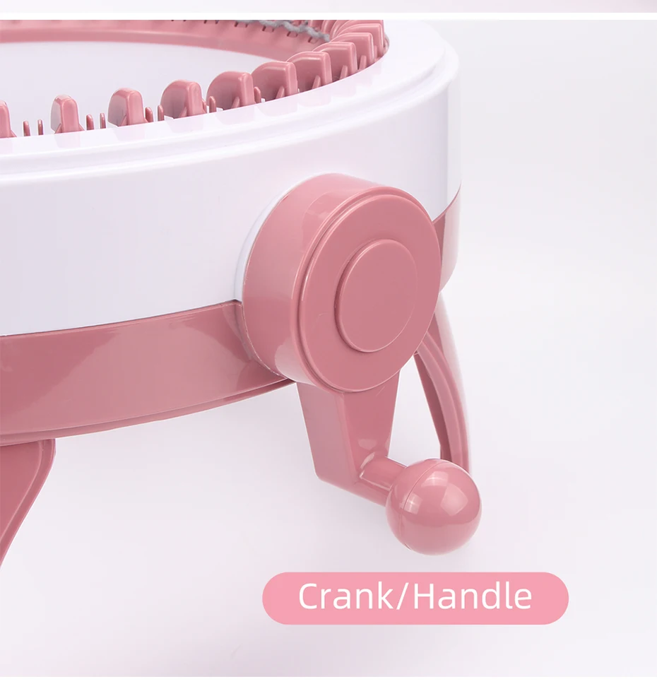 Sentro Strickmaschine Originalteile/Zubehör Ersatzkurbel/Griff, Spanner, Rot-weiße Hängenadel, Zähler – Detail 6