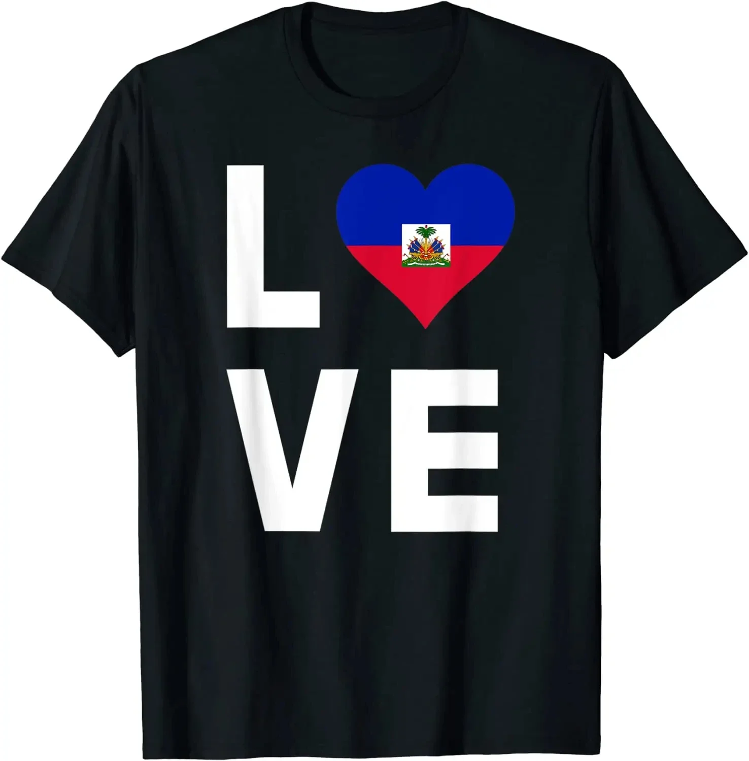 Euro Zoe Shirt Cute Haiti Honor Flag Day Cotton T-Shirt Gift Men'S And Women'S T Shirt Casual Fashion Short-Sleeved Blazer