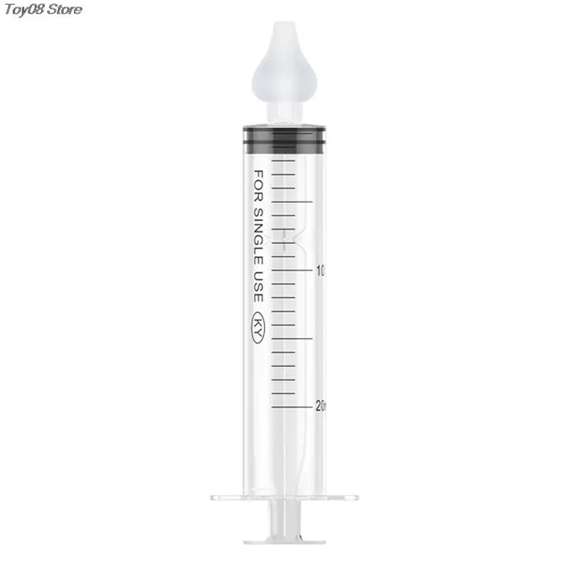 2pcs/Box 10ml 20ml Syringe Baby Nasal Irrigator Portable Infant Nose Cleaner Rinsing Device Soften nasal scab For Kids Children