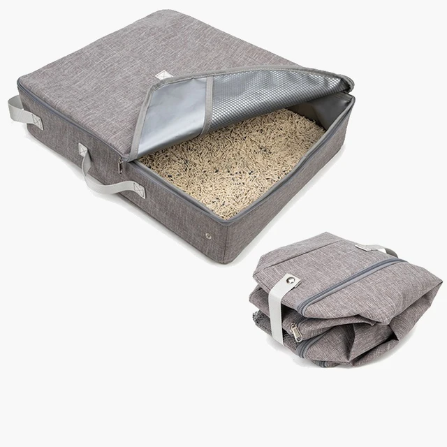 1PC Pet Litter Box, Extra Large, Splash Proof, Waterproof, Portable, Foldable, And Mobile For Outdoor Use 1PC Pet Litter Box, Extra Large, Splash Proof, Waterproof, Portable, Foldable, And Mobile For Outdoor Use
