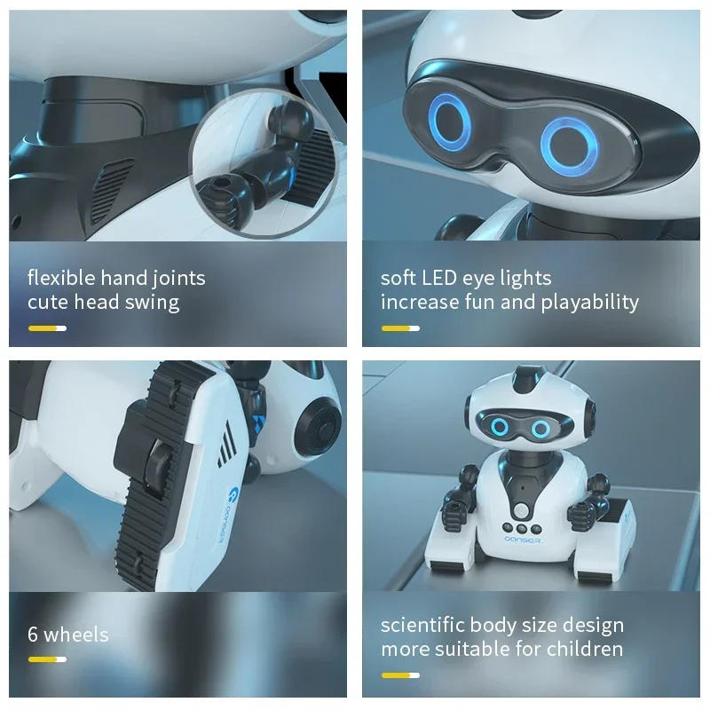 Intelligent Remote Control JJRC R22 Robot Toy Gesture Sensing Music Recording Education Programming Science Popularization Robot 6