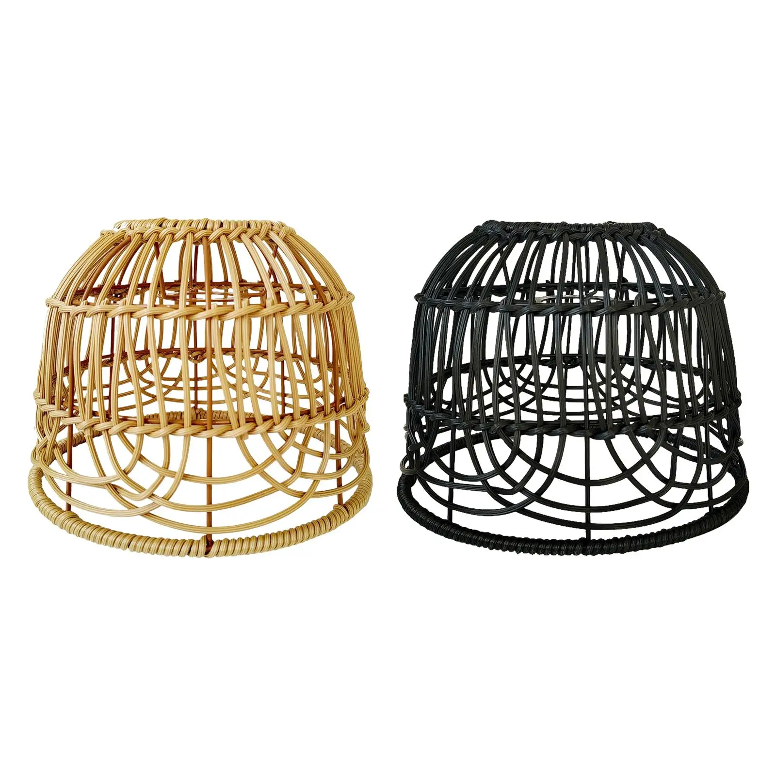 

Rattan Lamp Shade Light Fixture Rattan Chandelier Lampshade for Teahouse