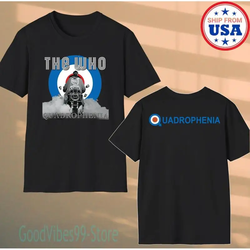 The Who Quadrophenia Men's Black T-shirt Size S-5XL - AliExpress