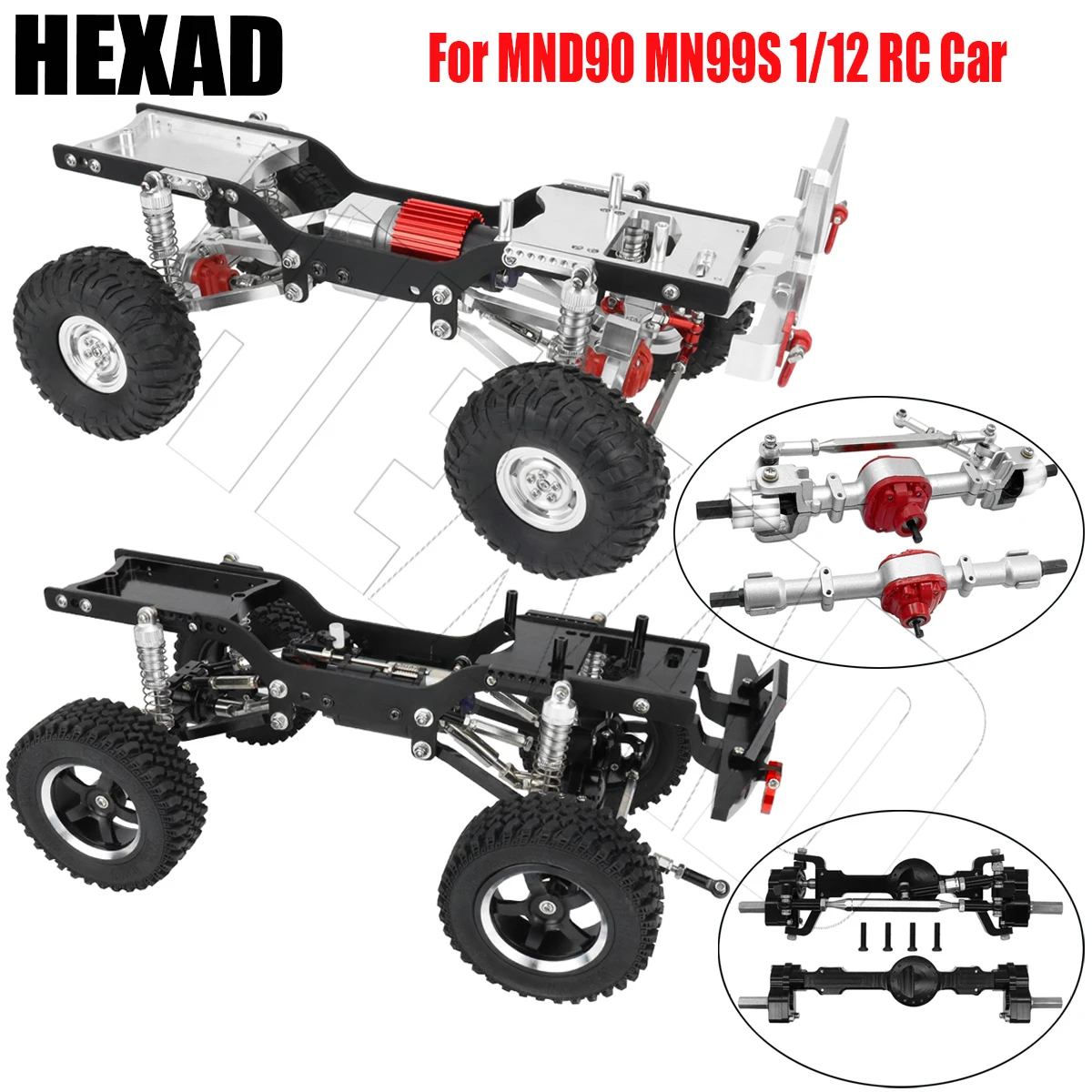 Mnd90 Mn99s 1/12 Rc Car Special Metal Assembly Frame Chassis Frame ...
