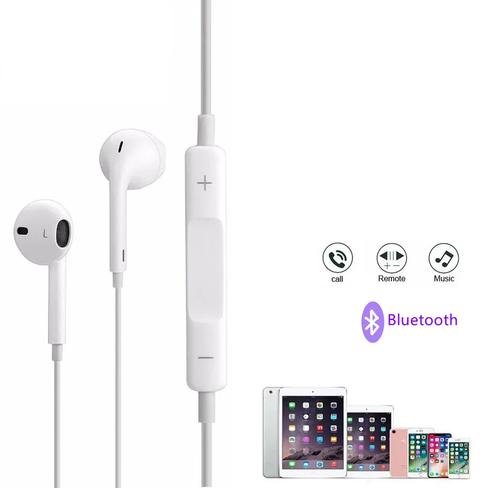 Проводные наушники Bluetooth Музыкальная гарнитура для Apple IPhone 13 12 11 Pro XR X XS Max 8 Plus