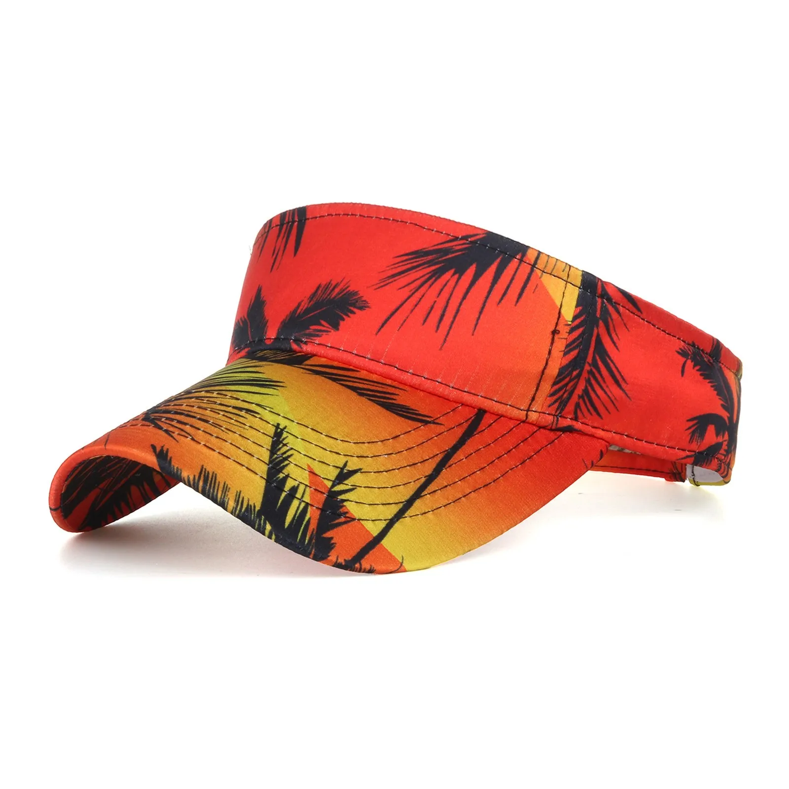 

Кепка от солнца для мужчин и женщин, Спортивная теннисная Кепка с цветочным принтом, регулируемая, с козырьком