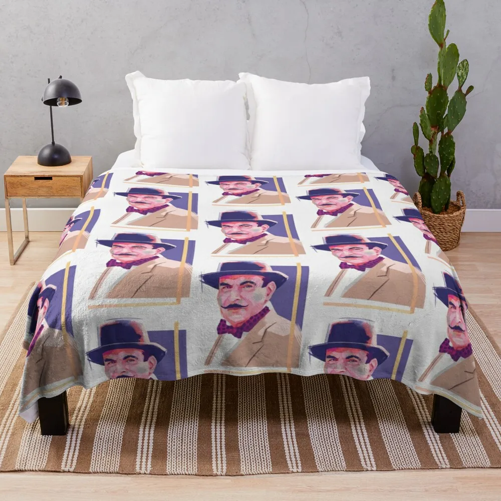 

Hercule Poirot II Baseball  Sleeve Throw Blanket Nap Kid'S Extra Large Throw Flannels Blankets