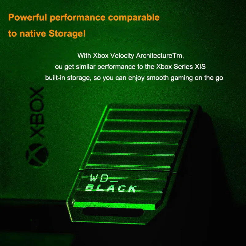 ܺ Ȯ ī ޸ ø,   ӵ Űó 丮, ָ Ʈ ̺, Xbox, WD BLACK C50, 1TB, 512GB