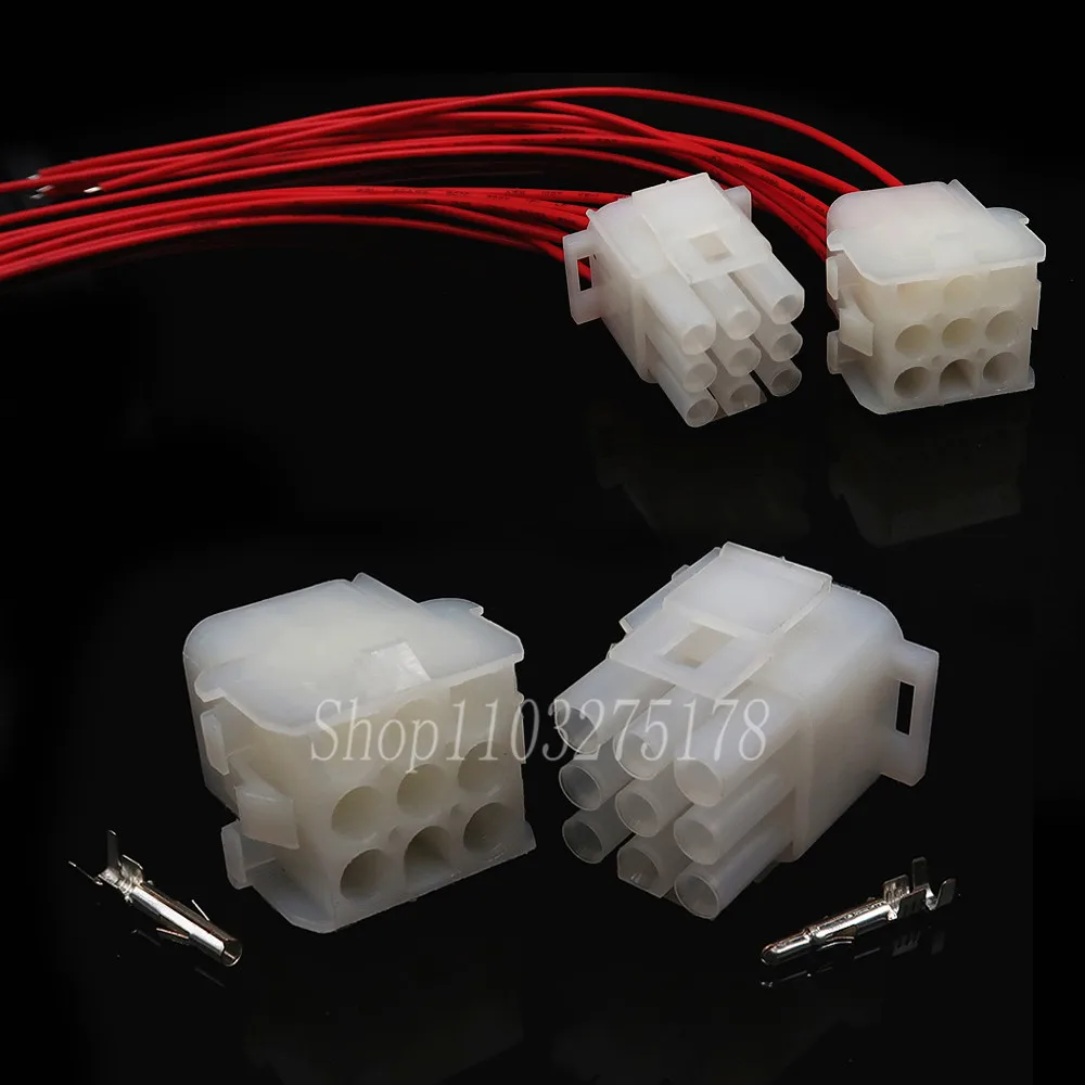 

1 Set 9 Pin 1-480707-0 794538-1 350782-1 1-480706-0 794537-1 350720-1 Automotive Connector Cable Harness Sockets