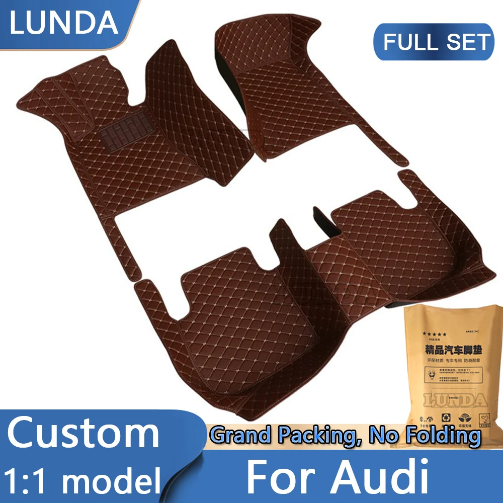 

High-quality Custom Car Floor Mats For Audi Q2 Q3 Q5 Q7 TT S3 S4 S5 S7 R8 RS3 RS4 RS5 A1 A3 A4 A5 A6 A7 B7 B9 Foot Pads