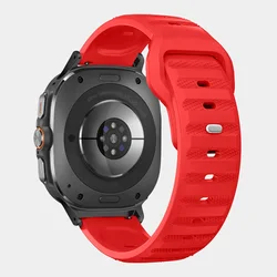 Sport Strap Silicone Bracelet for Smartwatch 47mm Wristband (B - R)