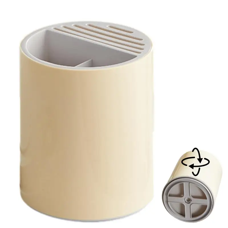 

Chopsticks Storage Holder 360 Degree Rotatable Multifunctional Household Storage Rack For Spoon Chopsticks Spatula And Forks
