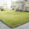 Shaggy Carpets For Living Room Bedroom Modern Black Solid Color Plush Floor Fluffy Mats Kids Room Faux Fur Area Rug Non-slip Mat 5