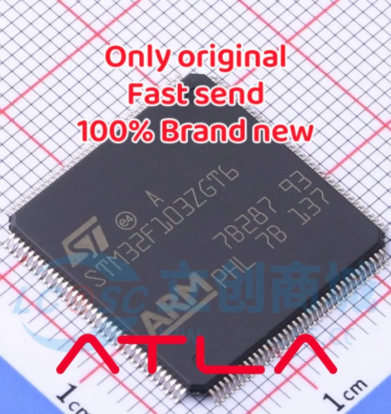 

Микроконтроллер STM32F103ZGT6TR IC 32 бит 1 Мб FLASH 144LQFP