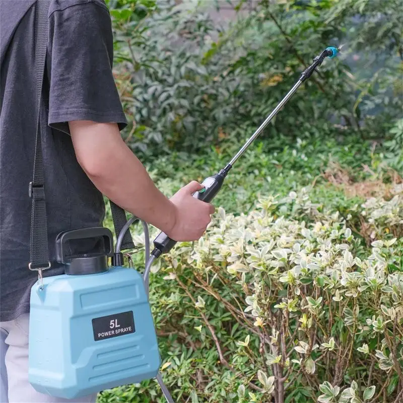 

Shoulder Style Electric Sprayer 5L Watering Can With Spray Guns Automatic Garden Plant Mister USB Rechargeable Irrigation Tool