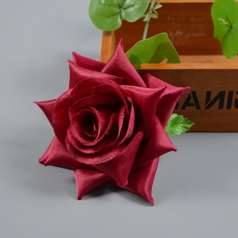 10Pcs 13CM Artificial Silk Flowers Roses for Home Wedding Bouquet Decoration Diy Bridal Accessories Clearance Festival Supplies