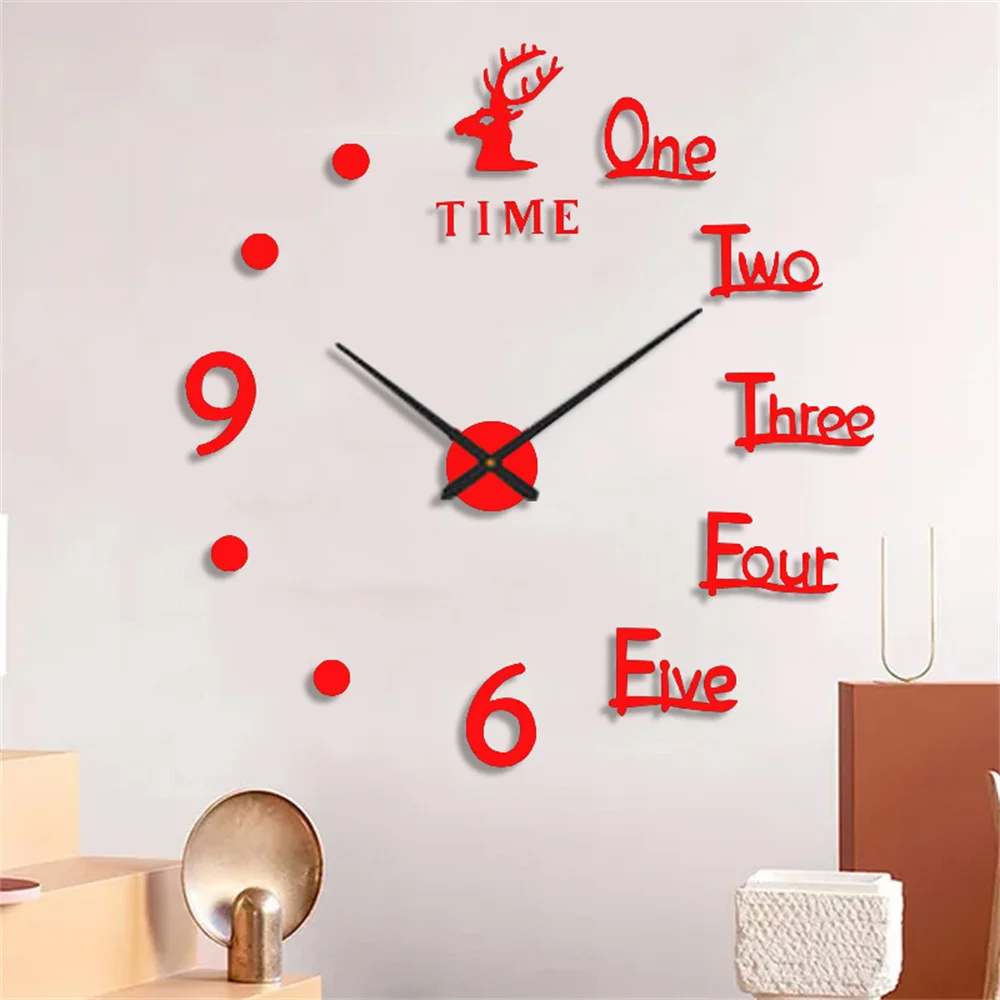 Luminous Wall Clock Large Watch Horloge Murale 3d Diy Acrylic Mirror Stickers Quartz Duvar Saat Klock Modern Mute Alarm Clock wall clock 3d wall clock 3d number wall clock