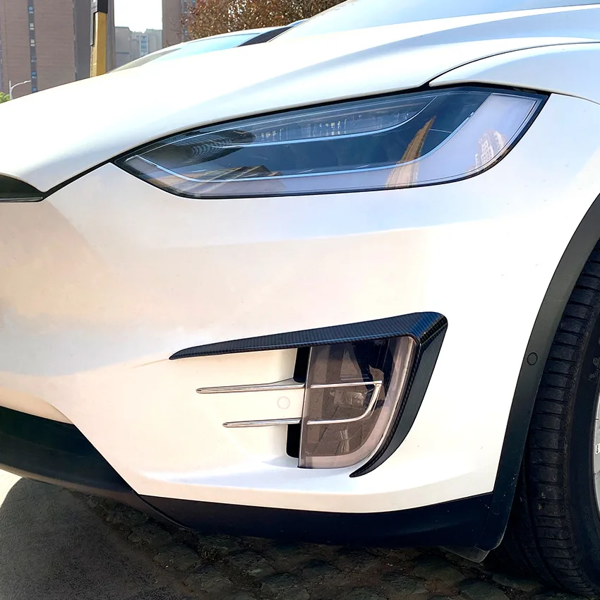 

Противотуманная фара на передний бампер, сменная решетка радиатора для Tesla Model X 2015-2020, боковые уголки лампы, ласты, разветвители для губ, аксессуары для воздушной отделки