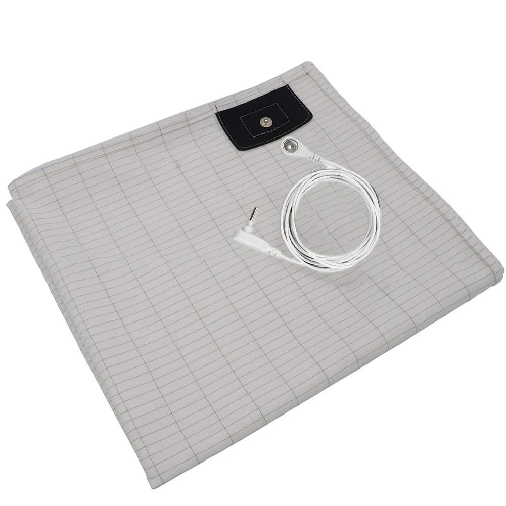 Grounding Sheet 5% Silver Fiber Conductive Organic Grounding Sleep 27x52in Anti-static Organic Mat Radiation Proof
