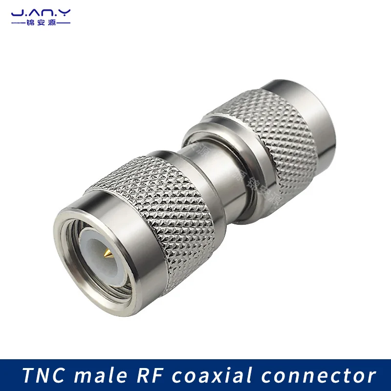 

Pure copper TNC male to rotating connector RF RF coaxial feeder connector Dual L12 male straight extension docking