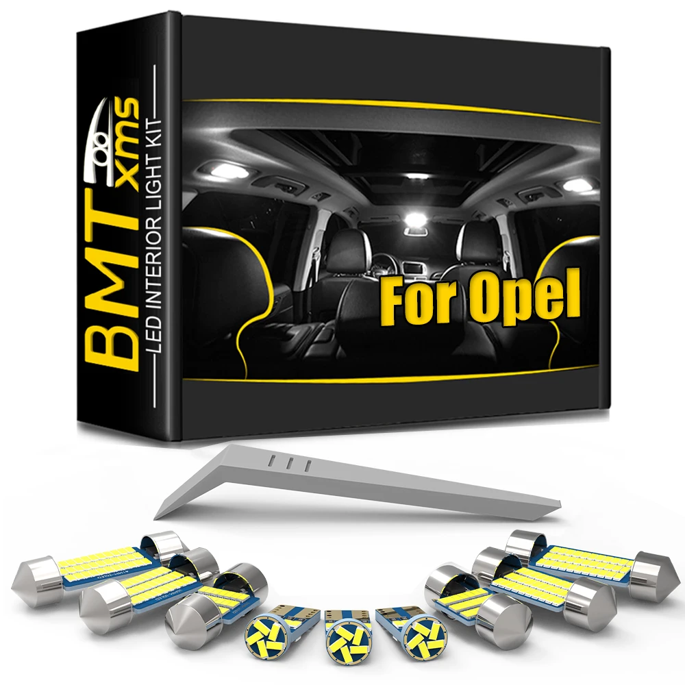 

BMTxms Canbus LED Interior Light For Opel Astra G H J K Corsa B C D E Insignia Vectra Adam Meriva Ampera Agila Karl Accessories