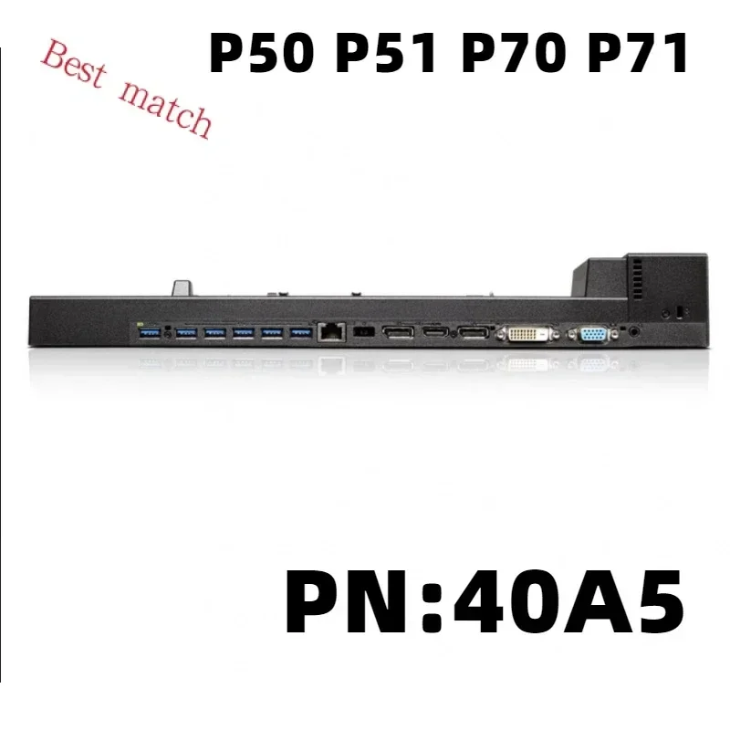 Per Lenovo P50 P51 P70 P71 Workstation Dock 40A5