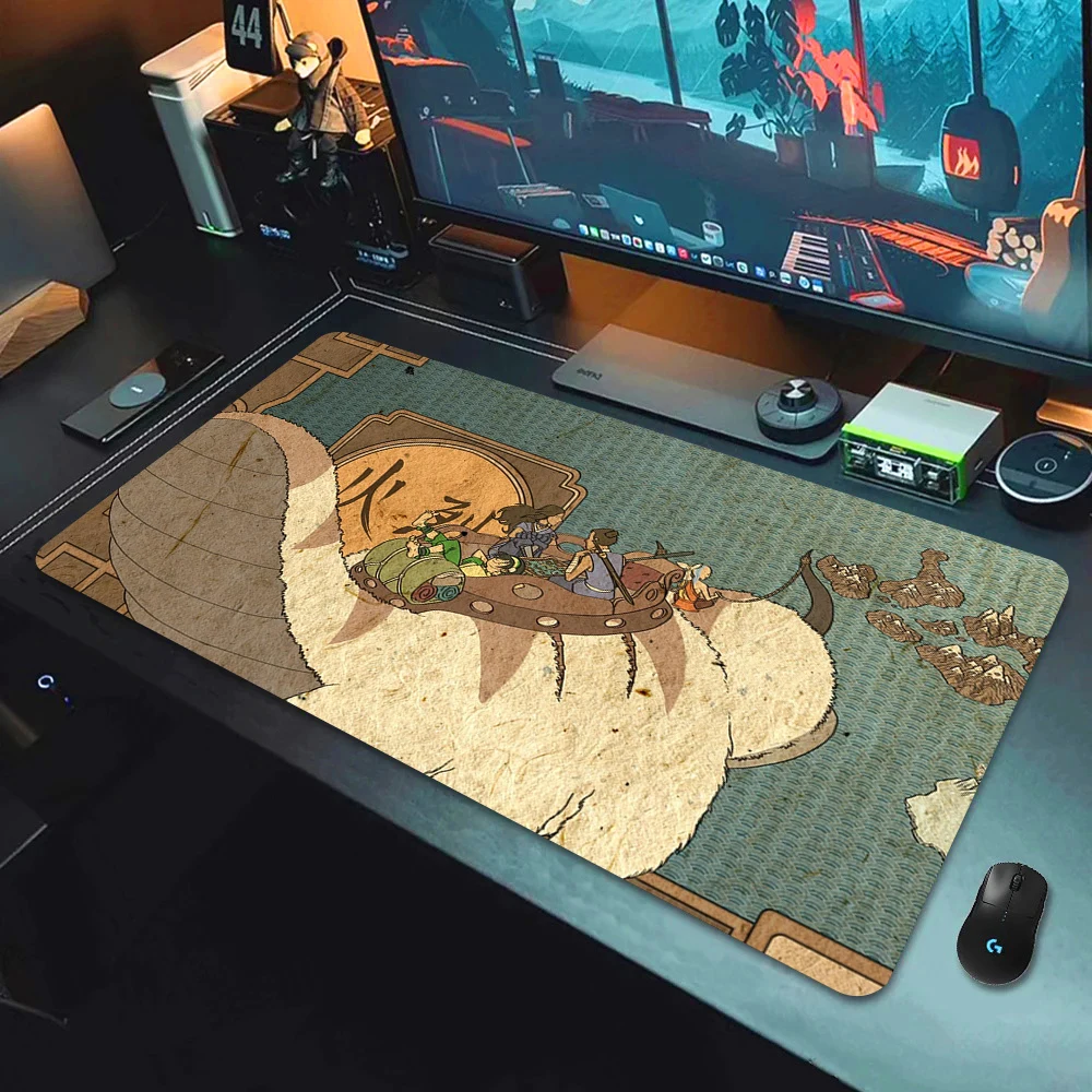 XXL 마우스 패드 아바타 마지막 에어벤더 마우스 패드, PC 게임 액세서리, 사무실 책상 보호대 매트, 900x400 저렴한 카펫