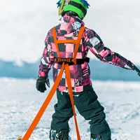 Kids Ski Training Belt Anti-Fall Chest Strap Skiing Safety Traction Harness Rope 2