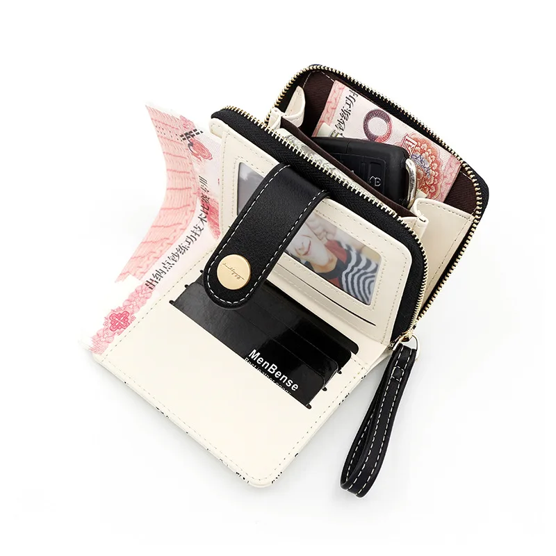 Women Wallets Big Capacity Zipper Coin Pocket Female Purse Card Holder Photo Holder Cute Wallet For Girls leather wallet coin purse credit card holder women wallet card wallet coin purse wallet zipper wallets women purse women coin purse