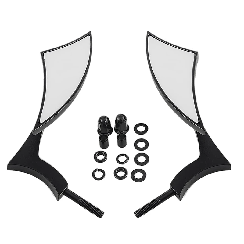 

Motorcycle Rearview Mirror Side Mirror Motorcycle Supplies Accessories For ,Black