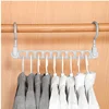 9 hole magic clothes hanger multi-function folding hanger rotating clothes hanger wardrobe drying clothes Hanger Home Organizer 1