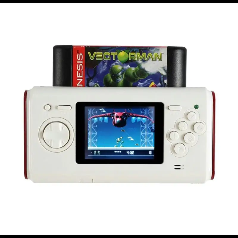 

New MD Compatible 16BIT POCKET MD MegaDrive White Mini Game Console