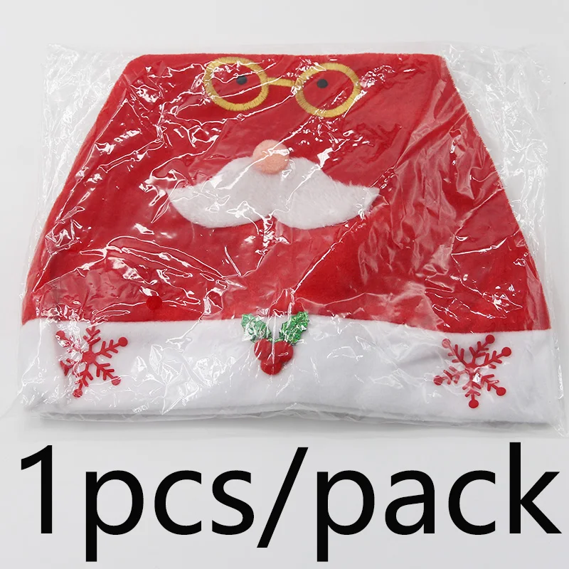 (1pcs/pack) Santa Claus Christmas hat, children's adult styling, party decoration and dressing hat